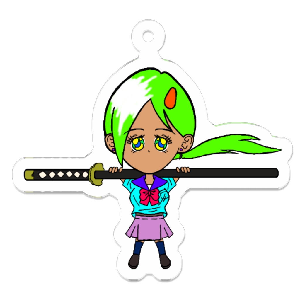 姫鳥あすか（オリジナル)キーホルダー