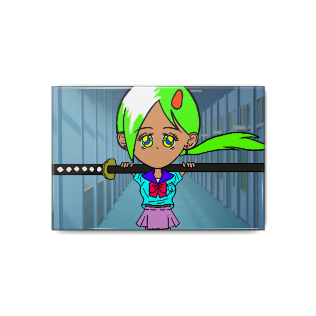 姫鳥あすか(オリジナル)缶バッジ