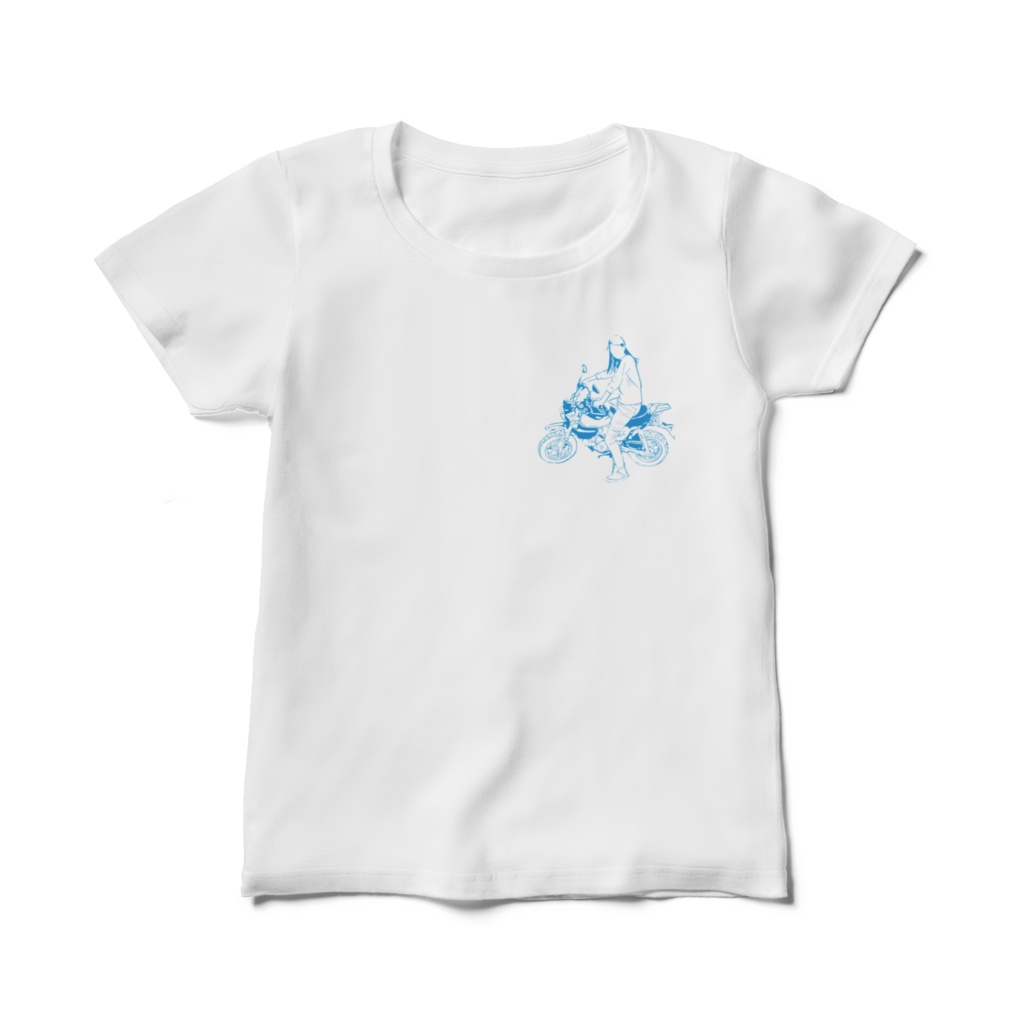 バイク女子Tシャツ