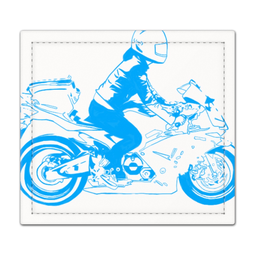 バイク女子②捺印マット