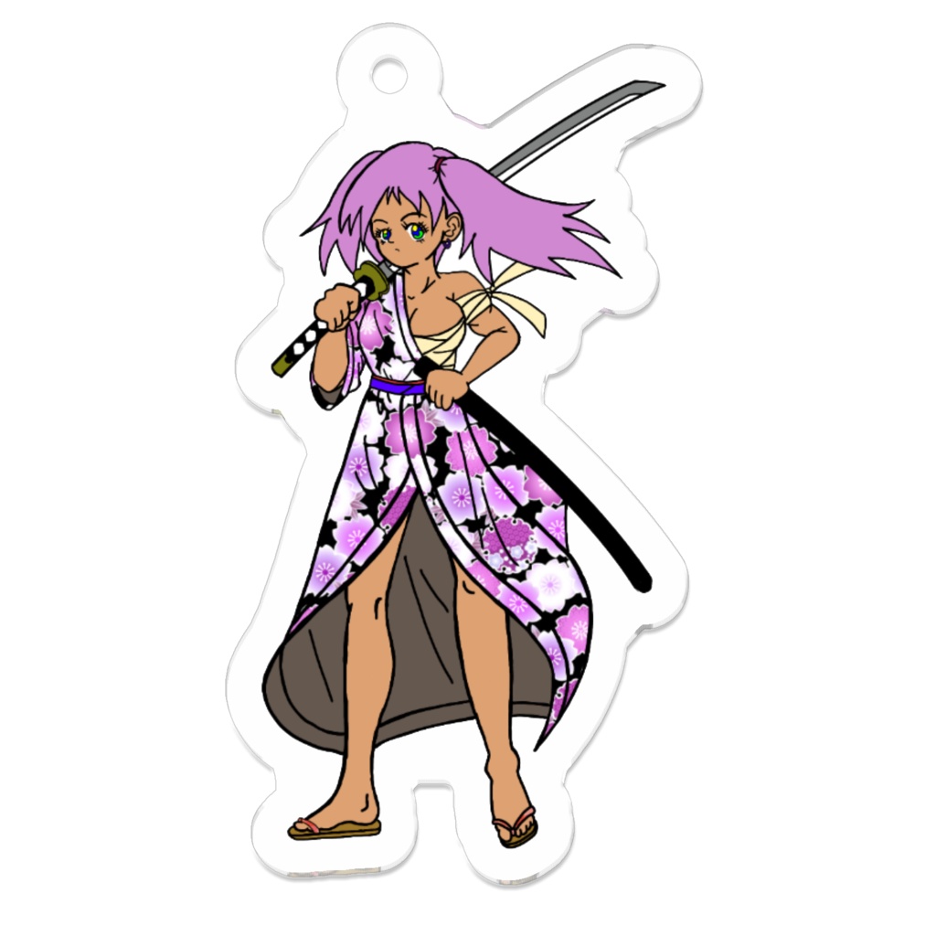 花影みゆなオリキャラキーホルダー