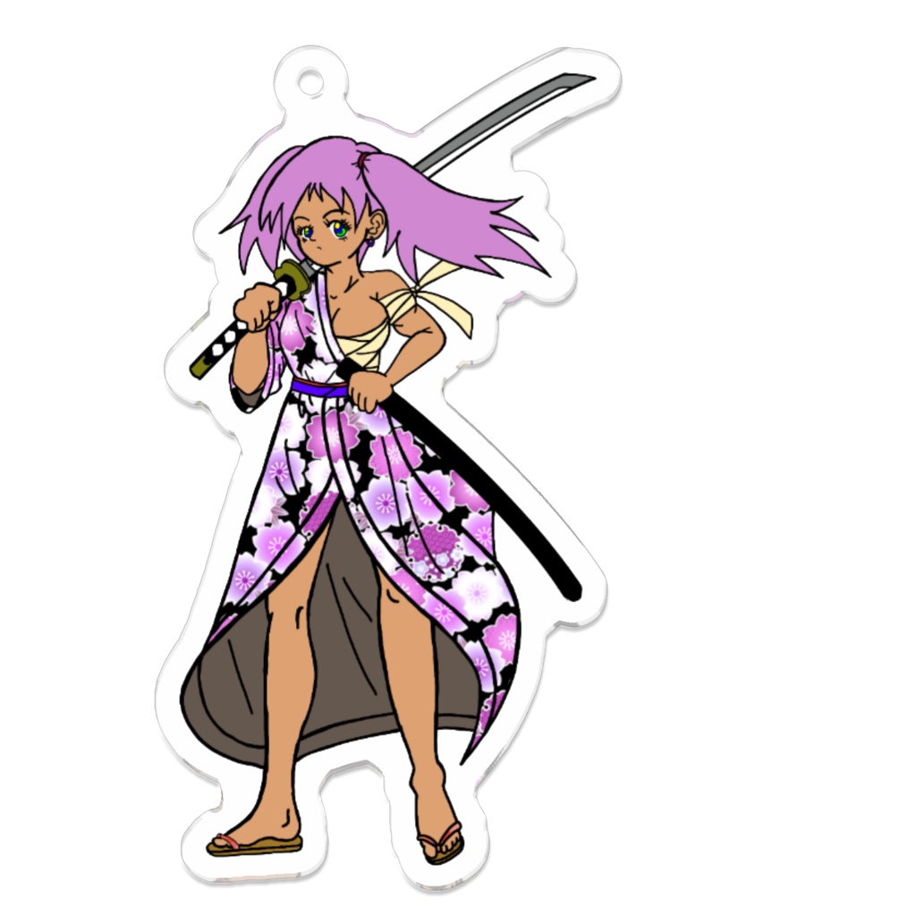 花影みゆなオリキャラキーホルダー