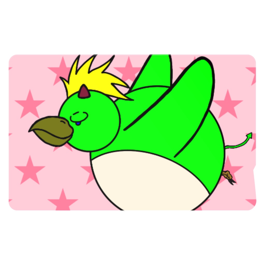 ペギお君オリジナルICカ-ドステッカー