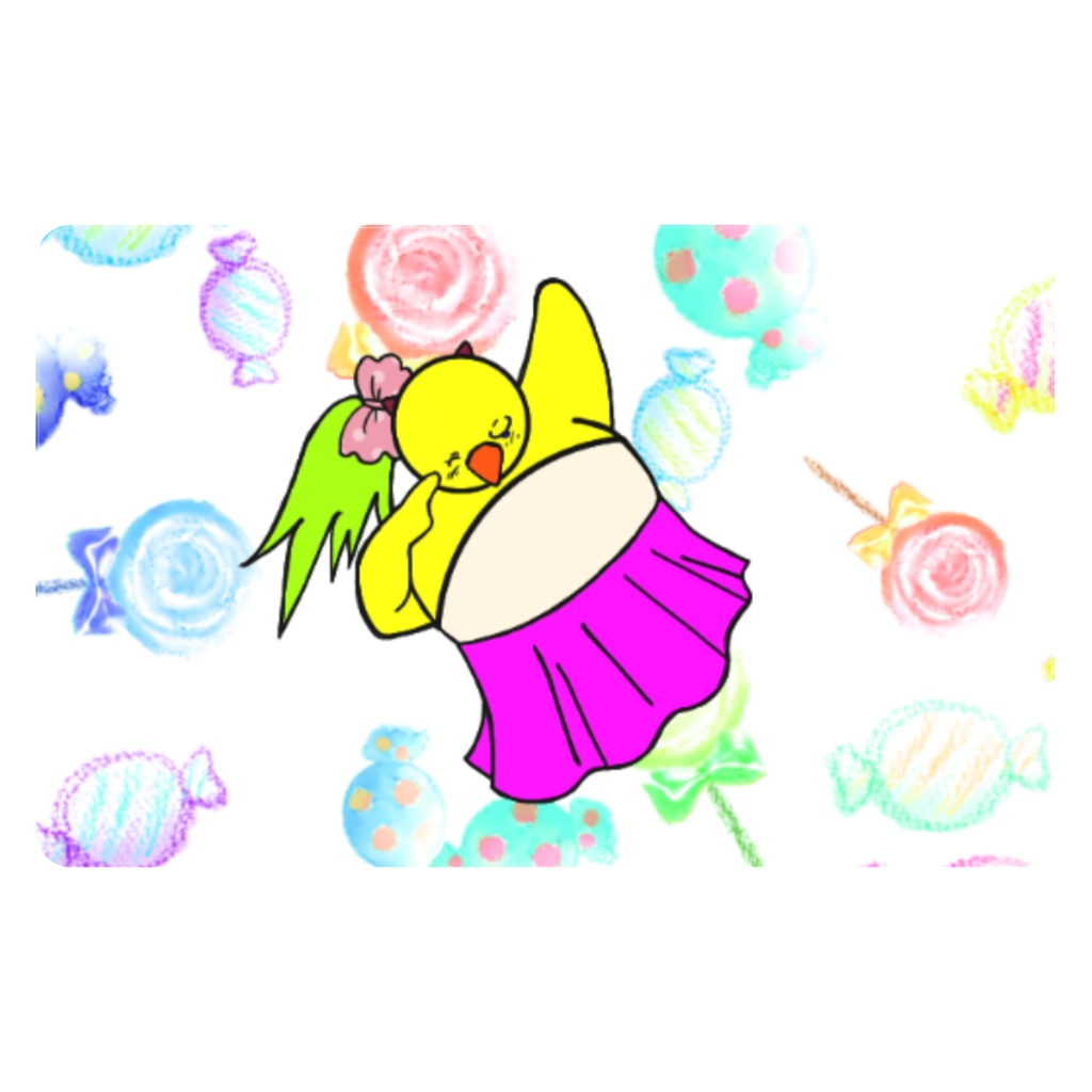 ペギ花ちゃんオリジナルICカ-ドステッカー