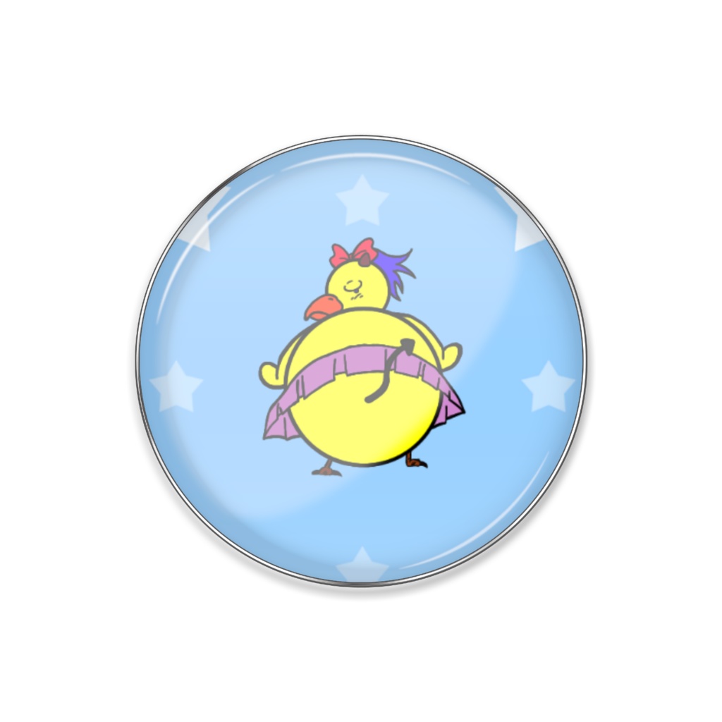 ペギ花ちゃんオリジナルピンバッチ