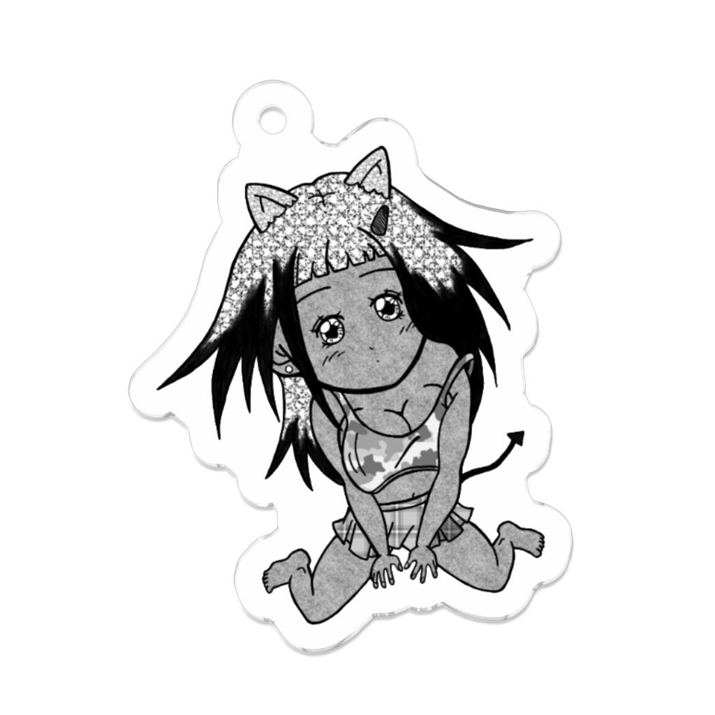 にゃん魔ちゃんオリジナルキーホルダー