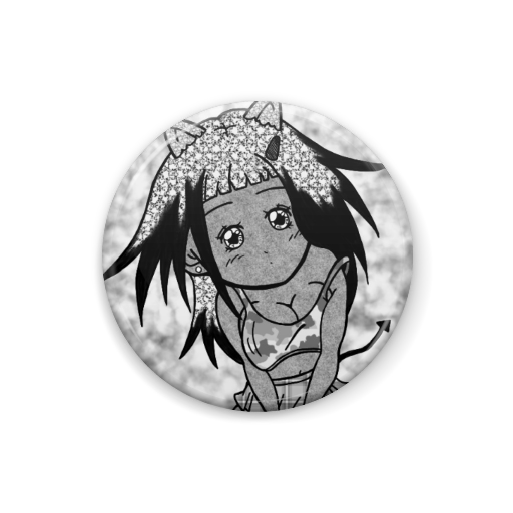 にゃん魔ちゃんオリジナル缶バッチ