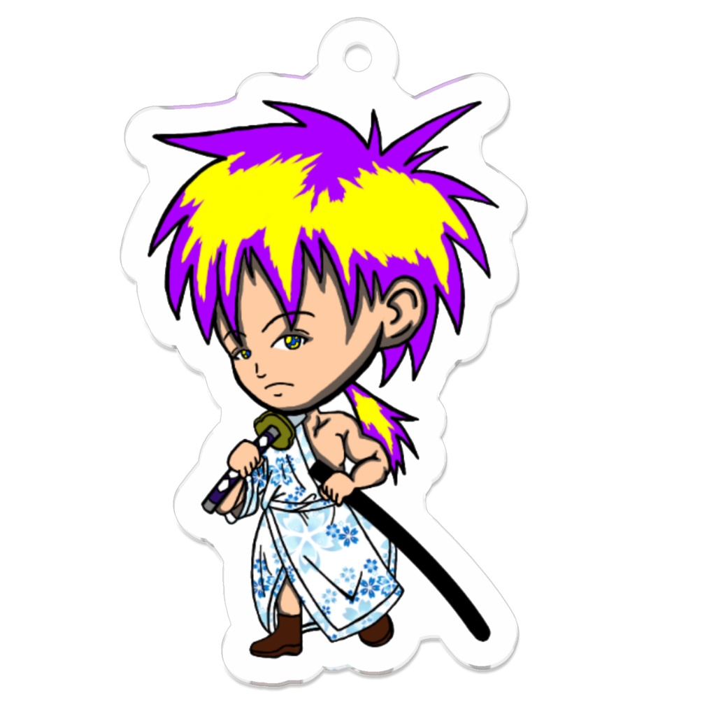 りょうちん侍オリジナルキーホルダー