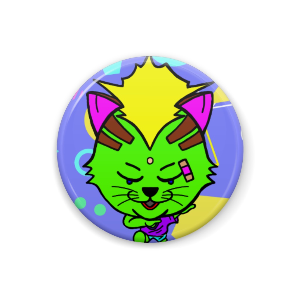 にゃんくろうオリジナル缶バッジ