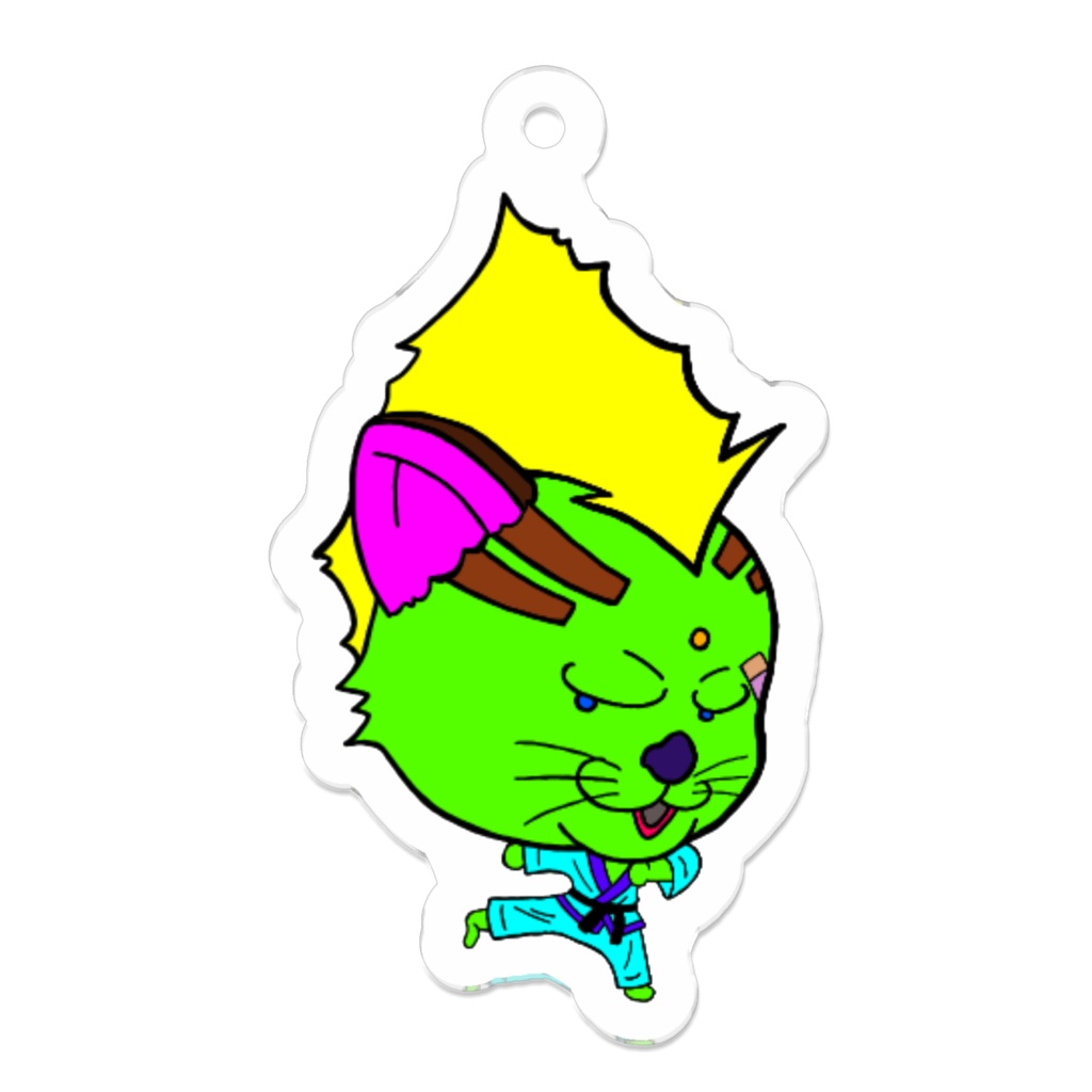 にゃんくろうオリジナルアクリルキーホルダー