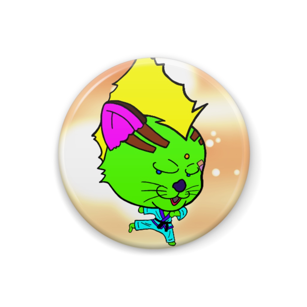 にゃんくろうオリジナル缶バッジ