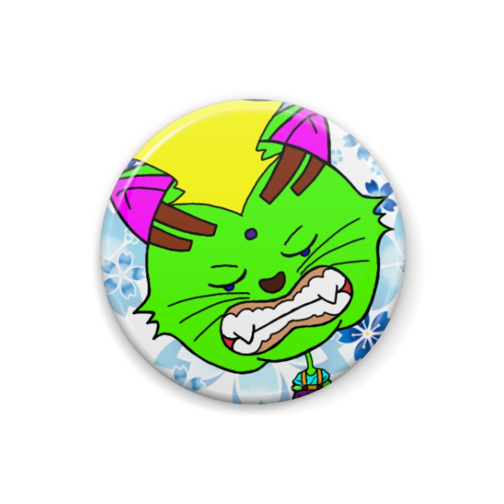 にゃんくろうオリジナル缶バッジ