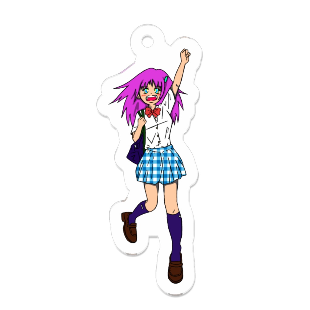 美波花菜（16)オリジナルキーホルダー