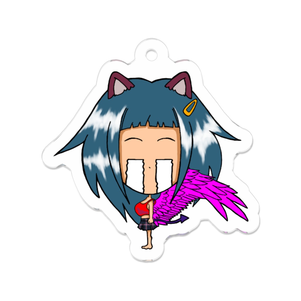 泣きのエンジェルオリジナルキーホルダー