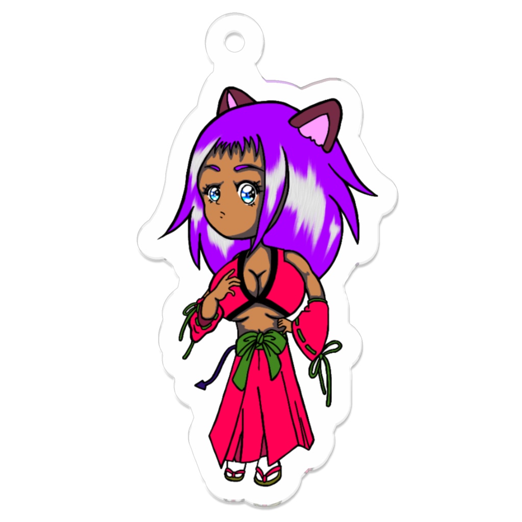 巫女まじょちゃんオリジナルキーホルダー