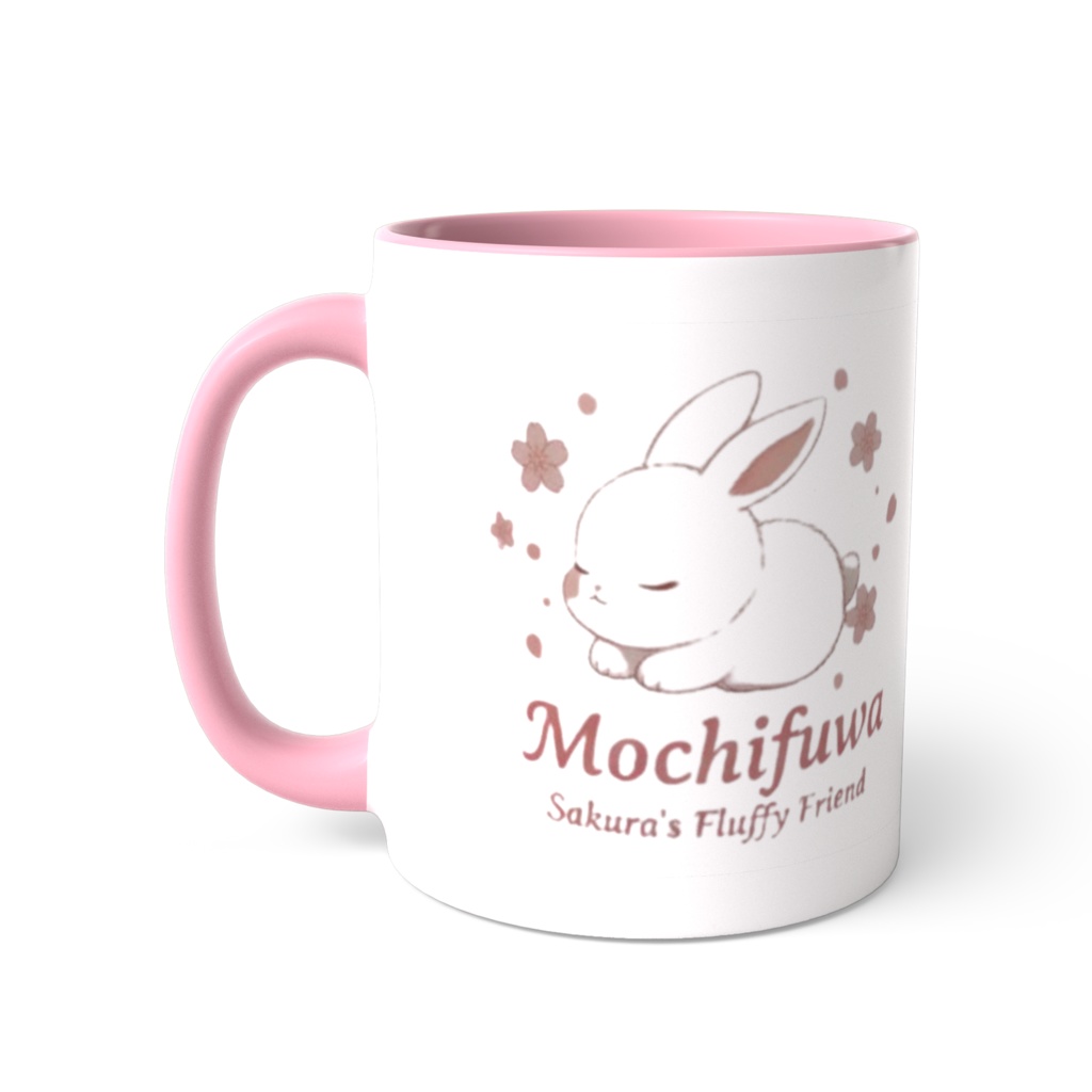 「W(ダブル)で癒やされる♡ もちふわちゃんとの幸せティータイムマグ」