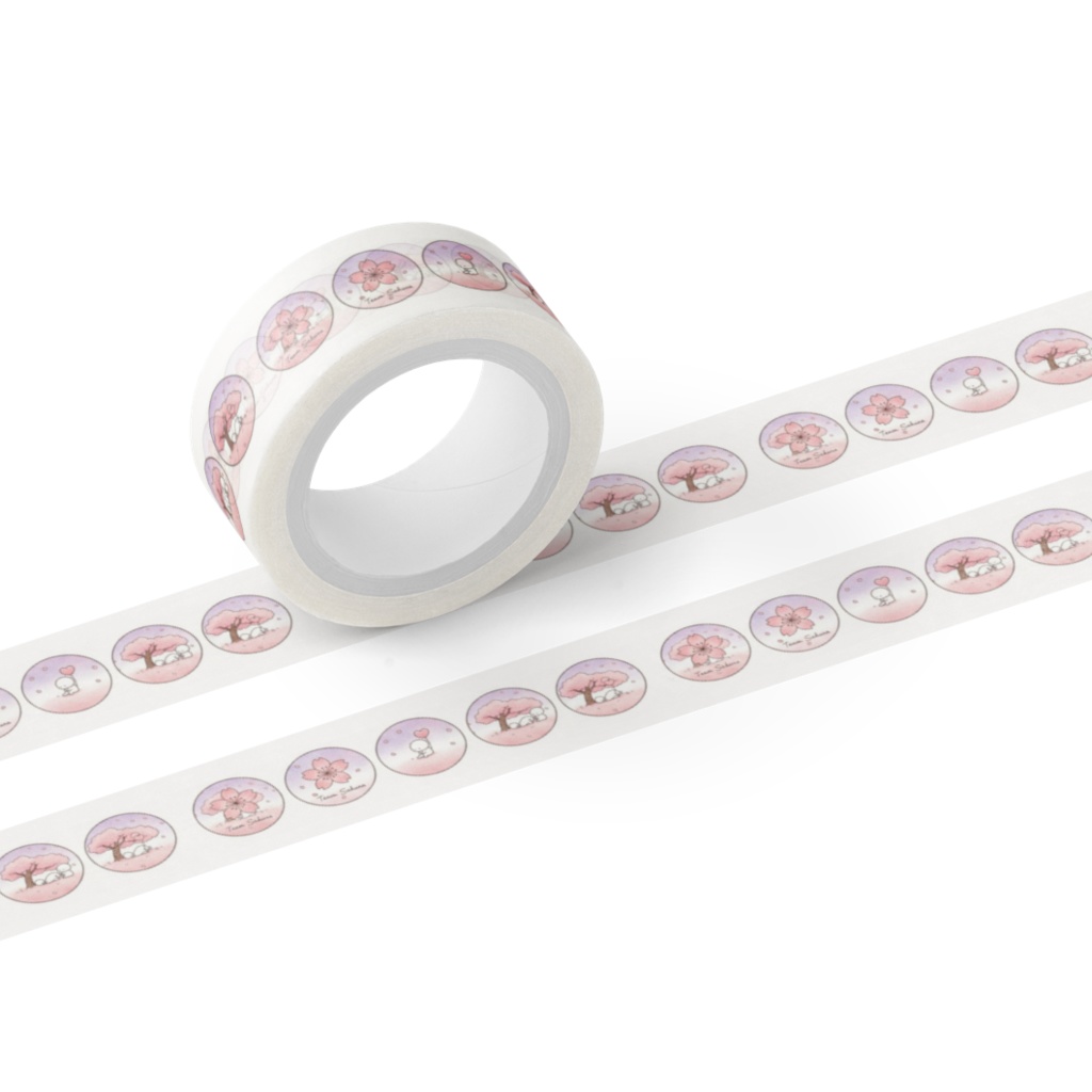 心がふっとほどける🌸チームさくら オリジナルマスキングテープ（選べる3種類 / 15mm・30mm）