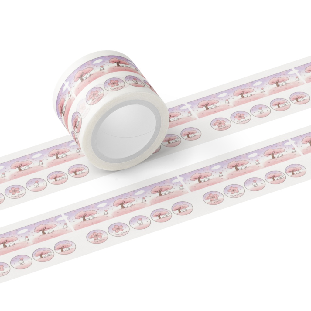 心がふっとほどける🌸チームさくら オリジナルマスキングテープ（選べる3種類 / 15mm・30mm）