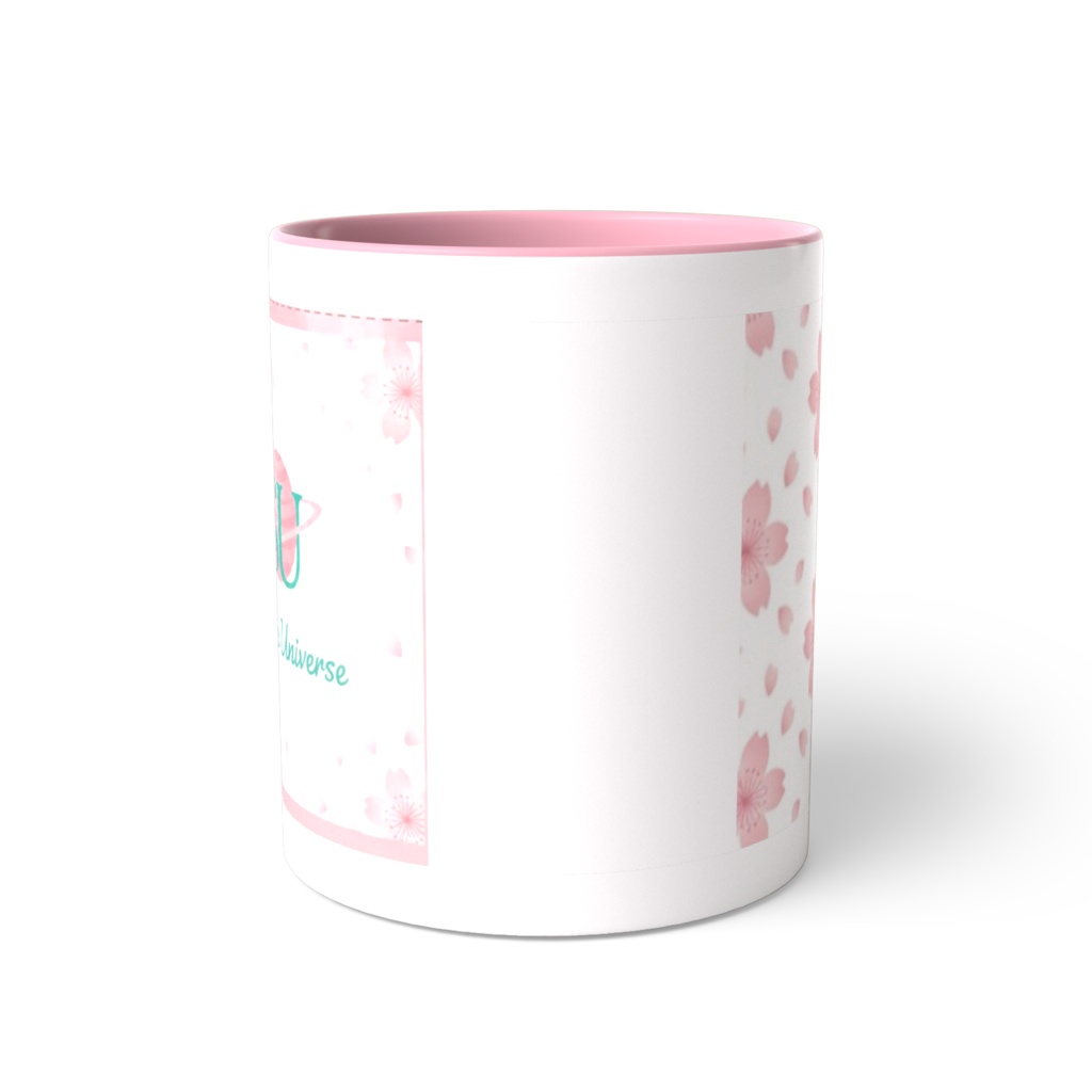 満開の桜に包まれる♪Sakura Universe癒やしのツートンマグカップ🌸