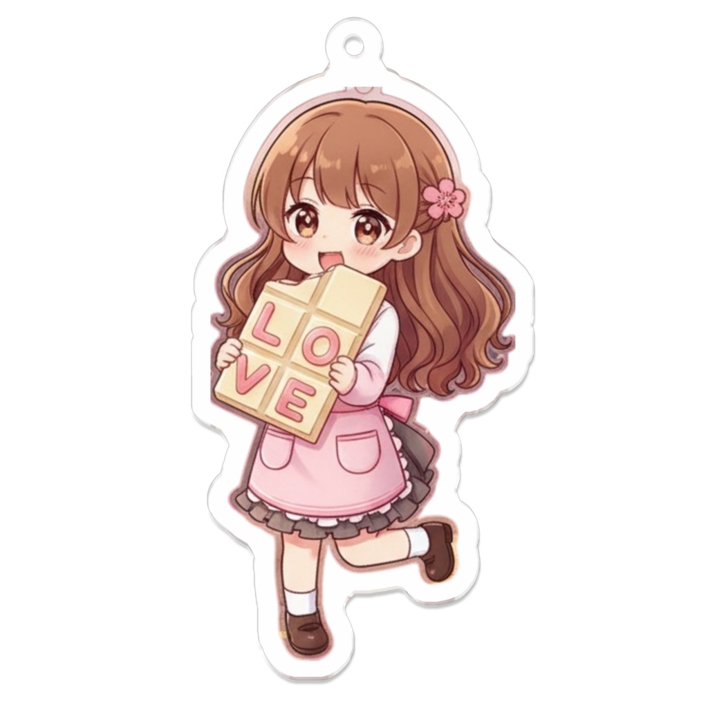 【選べる3種】まるで本物? 甘~いひとときアクリルキーホルダー(さくら / 元気な姉 / おっとりな妹)