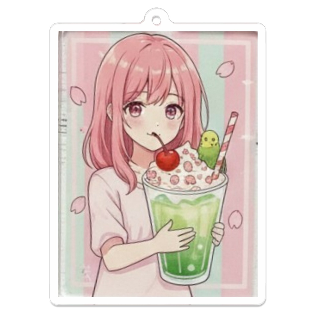 【特殊コーティング仕様】Sakura Universe レトロポップ☆アクリルキーホルダーシリーズ