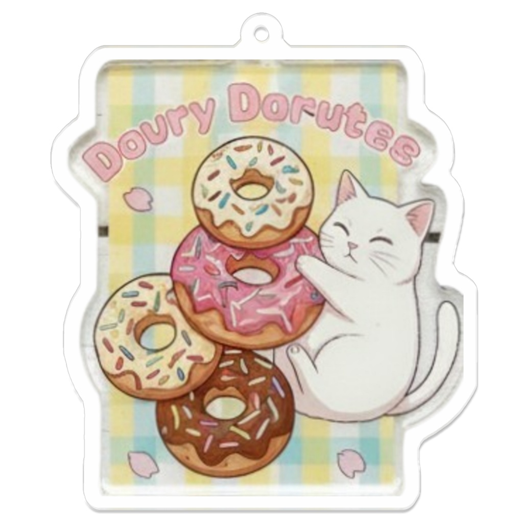 【特殊コーティング仕様】Sakura Universe レトロポップ☆アクリルキーホルダーシリーズ