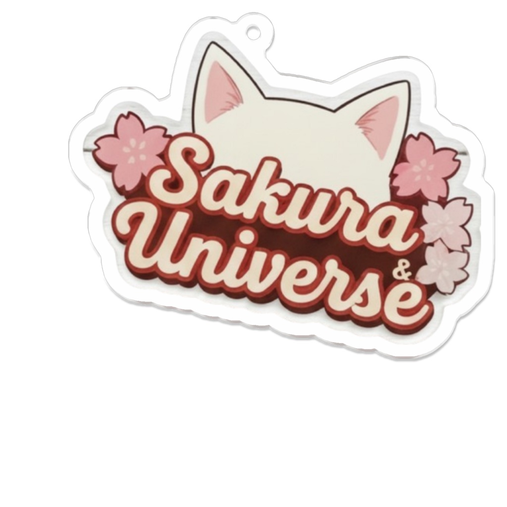 【特殊コーティング仕様】Sakura Universe レトロポップ☆アクリルキーホルダーシリーズ