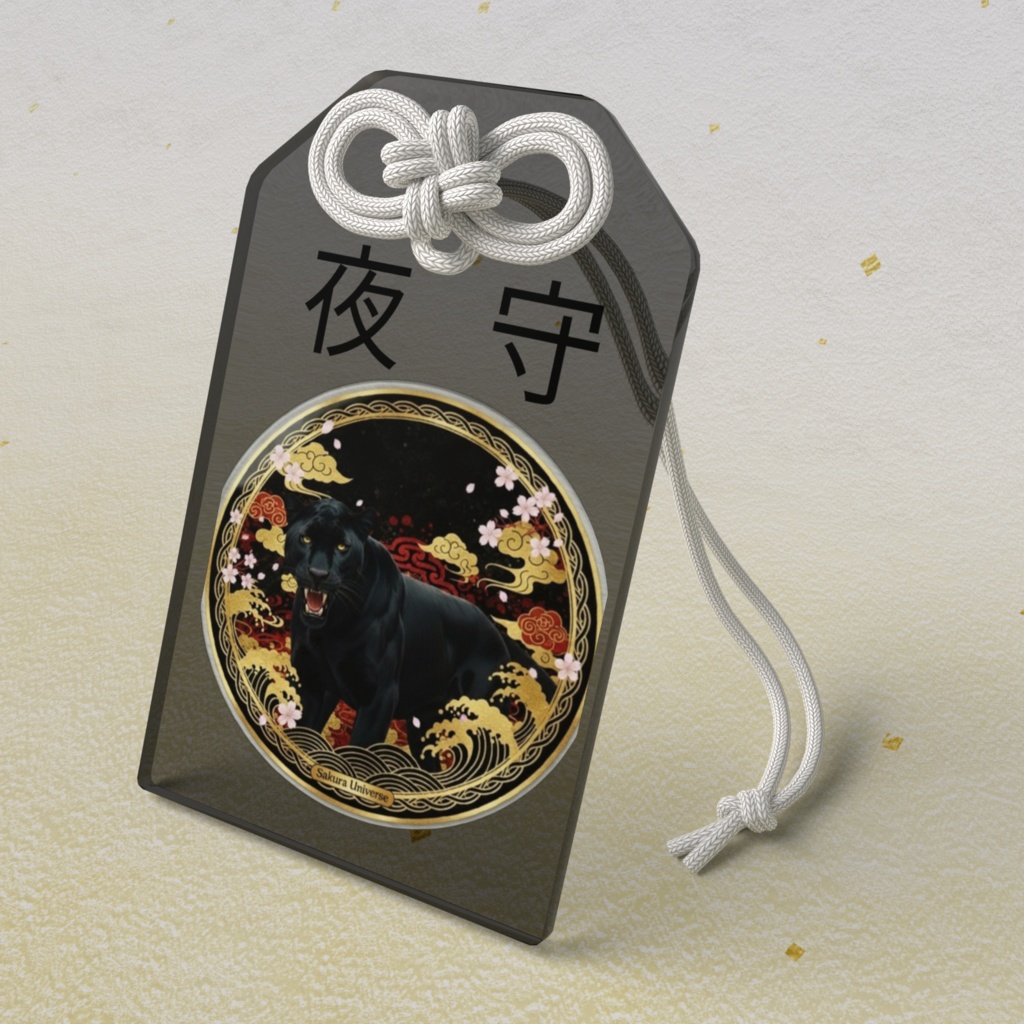 夜守（やもり） ― 黒豹の加護御守り ―Yamori – Black Panther Protection Amulet –