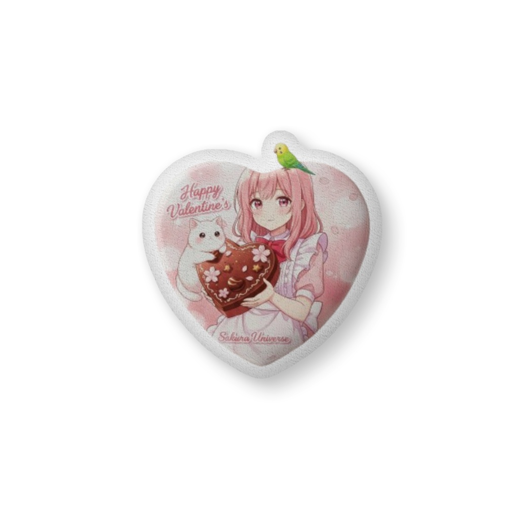 【選べる2サイズ】気分でスイッチ！チームさくら＆お家デート💕両面ハートクッション