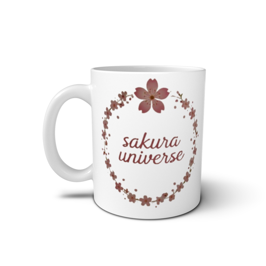 Sakura Universe - Vintage Pink - ロゴマグカップ 【アンティークカラー】