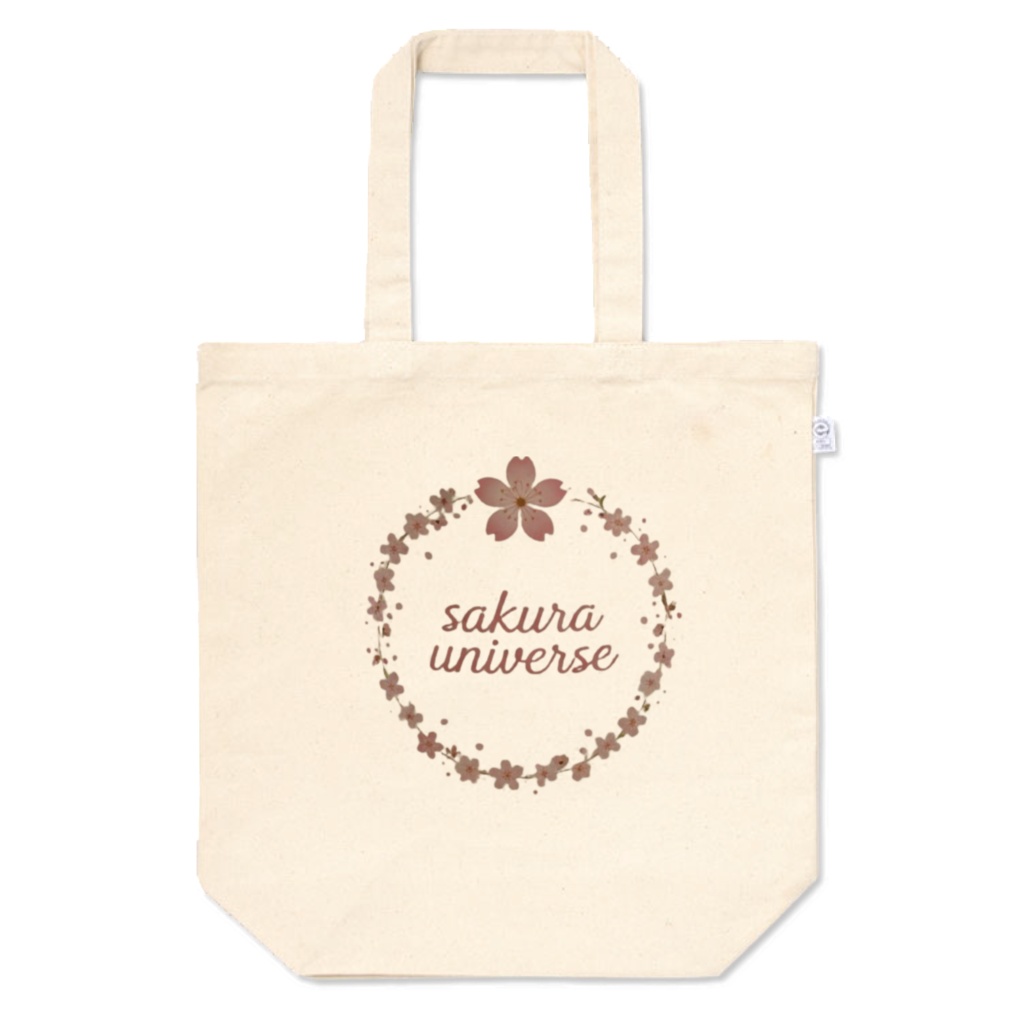 Sakura Universe - Vintage Pink - ロゴトートバッグ【アンティークカラー】