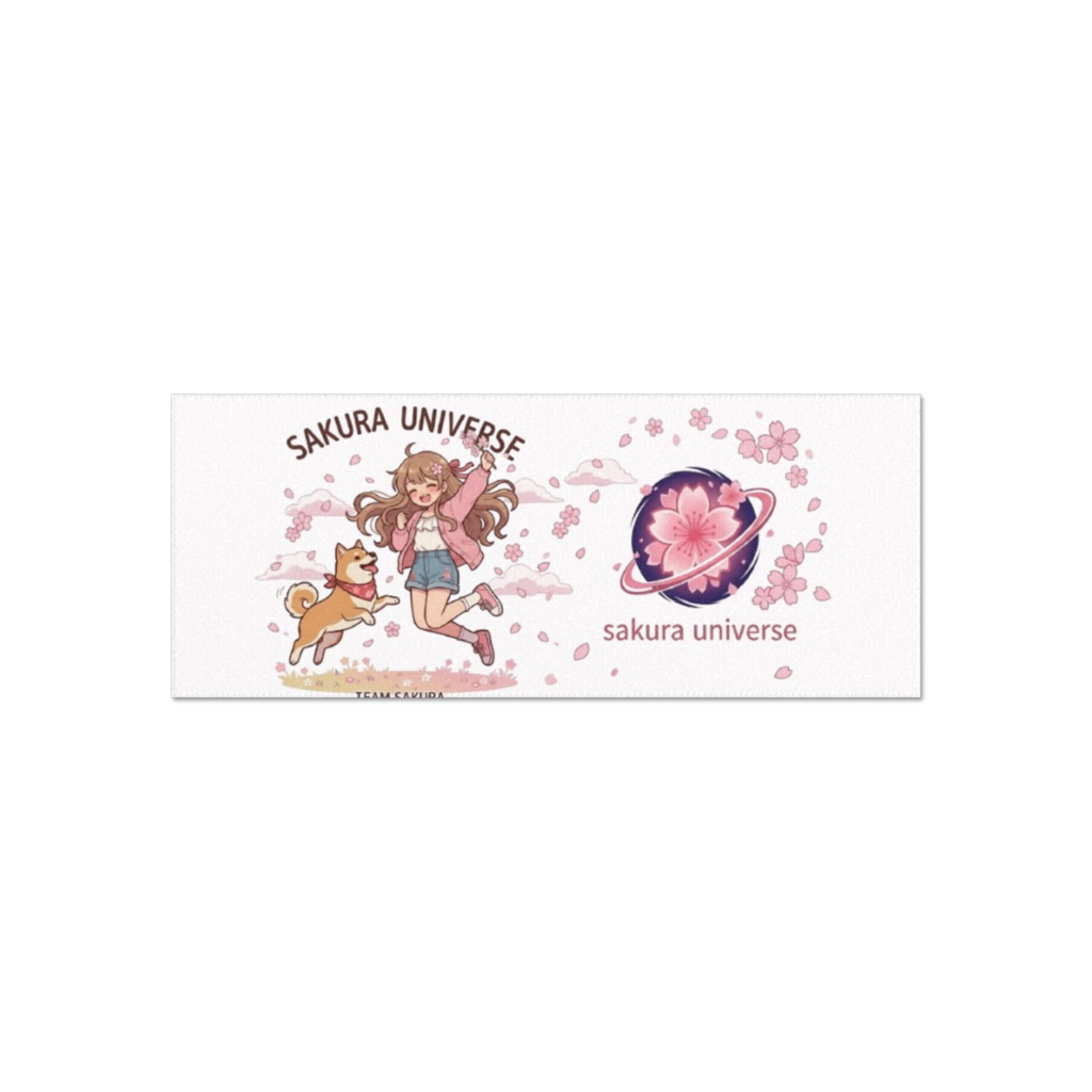 【TEAM SAKURA】いつでも春気分🌸 満開桜とスマイル・フェイスタオル(豪華版)す