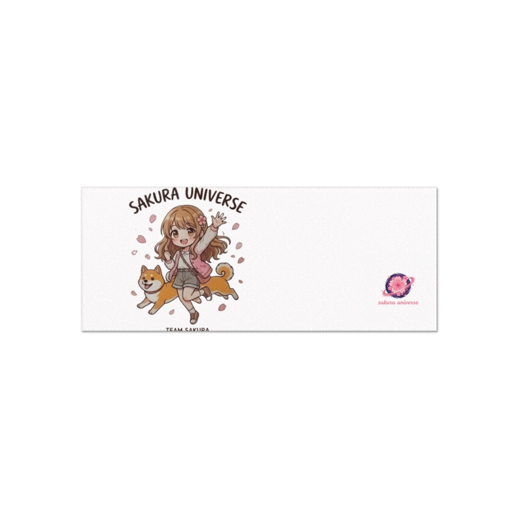 【TEAM SAKURA】さりげない可愛さ🌸 さくらとハルのフェイスタオル(控えめロゴver)