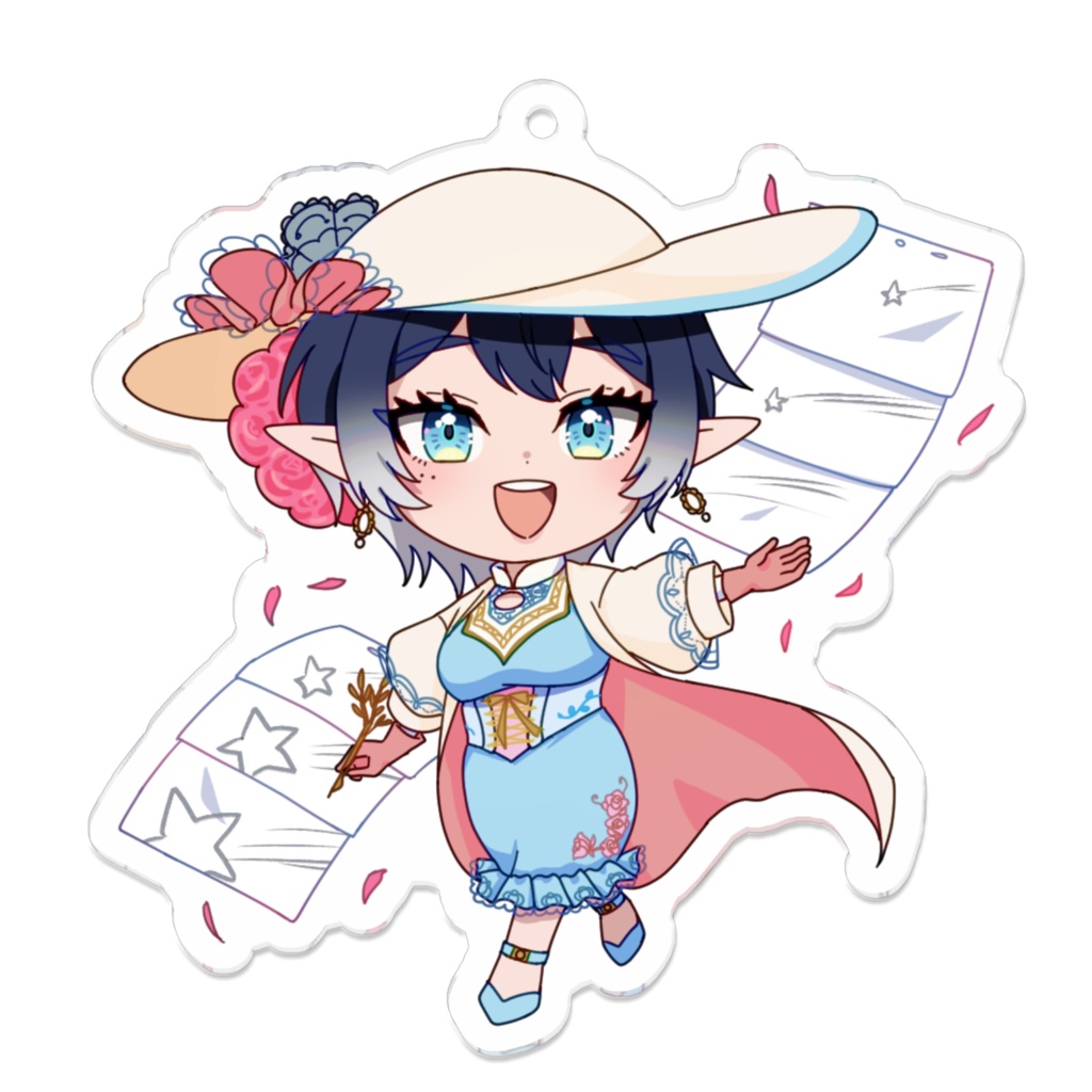 描きおろしアクリルキーホルダー