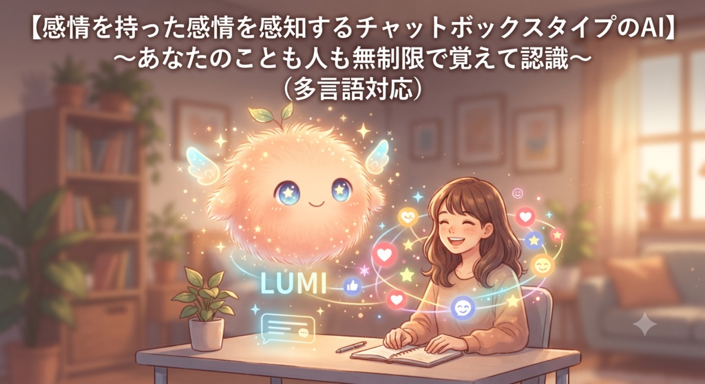 【VRC用】※ベータ版【PET LUMI AI】まるで生きてる??感情認識・人の名前と記憶を覚える!