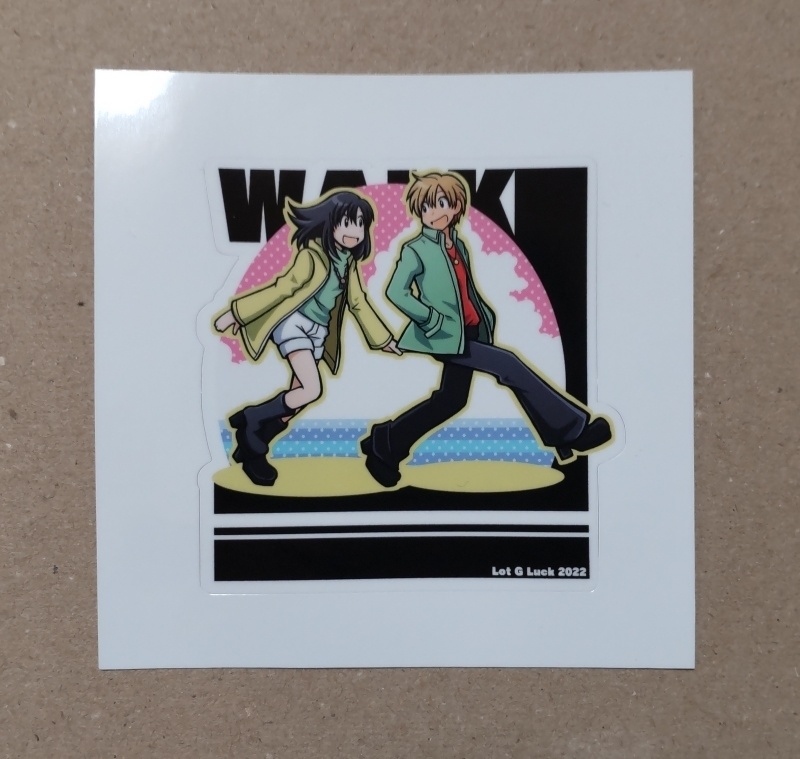 真哉マヤ walkステッカー