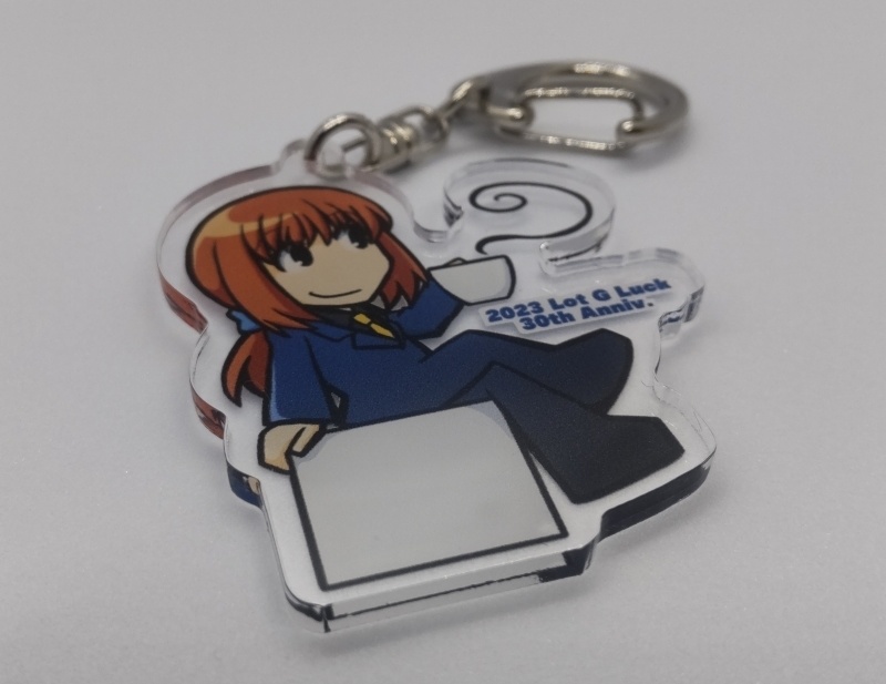 Cafe キーホルダー:白サギ(コーヒー)