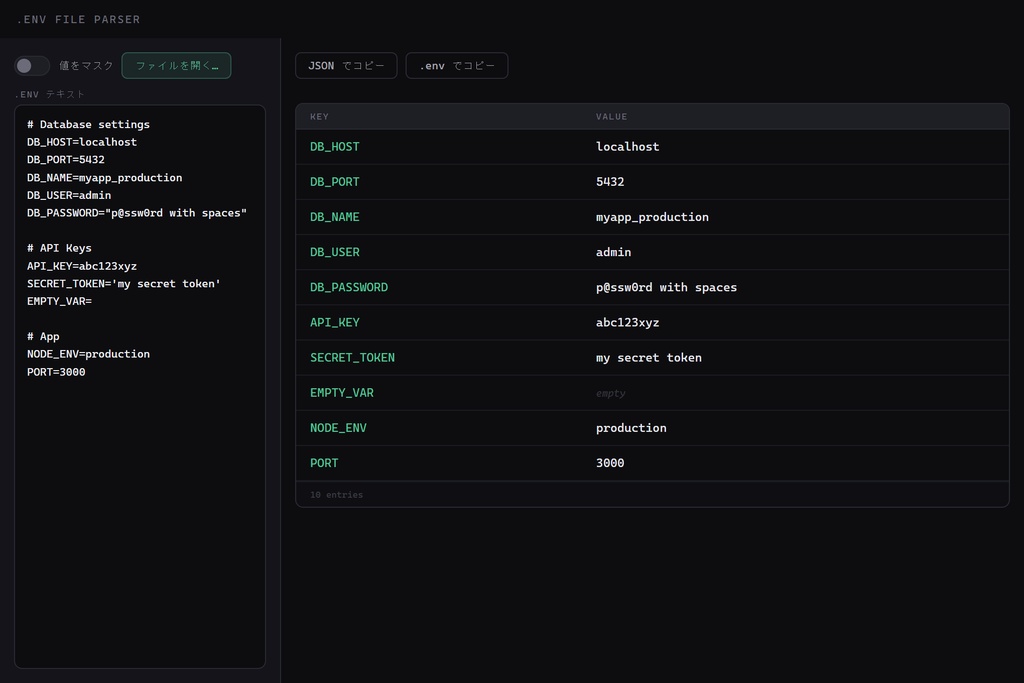 env File Parser
