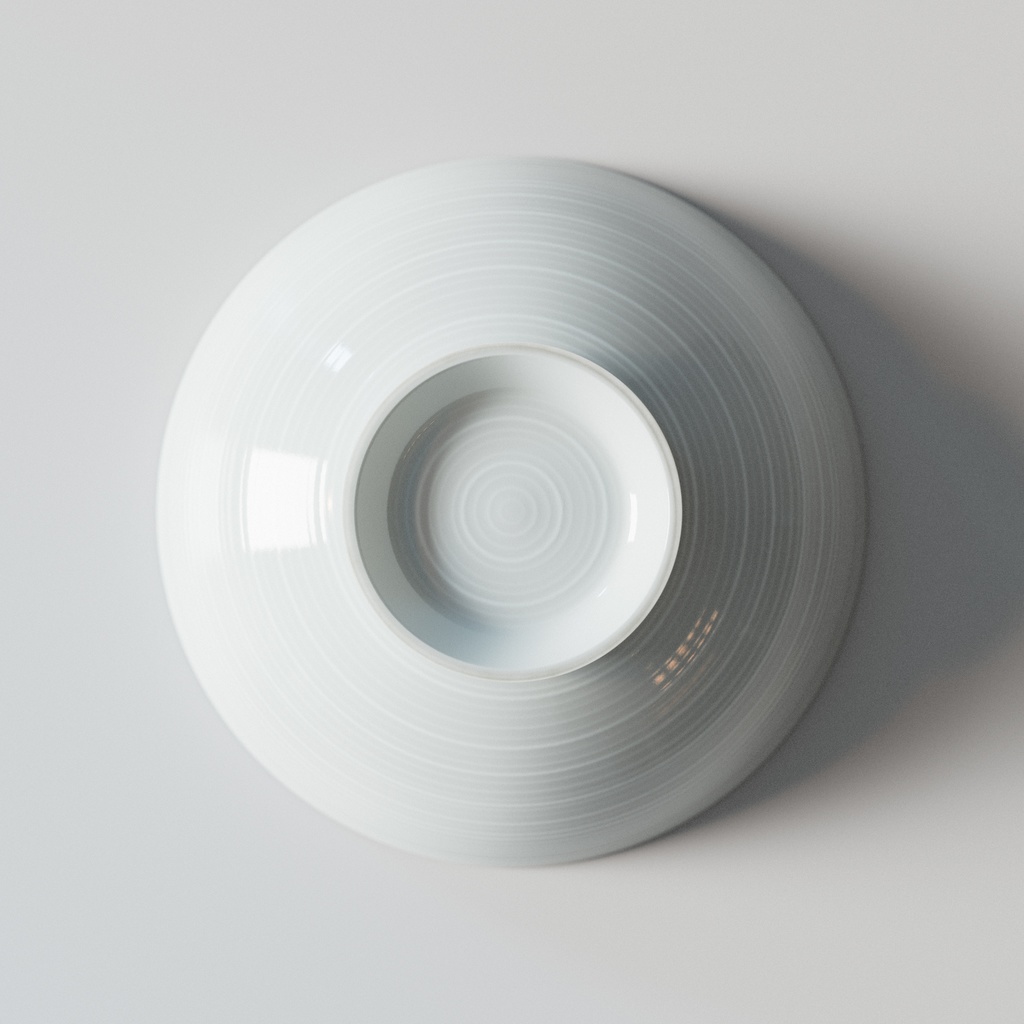 【無印良品】白磁めし茶碗 3Dモデル