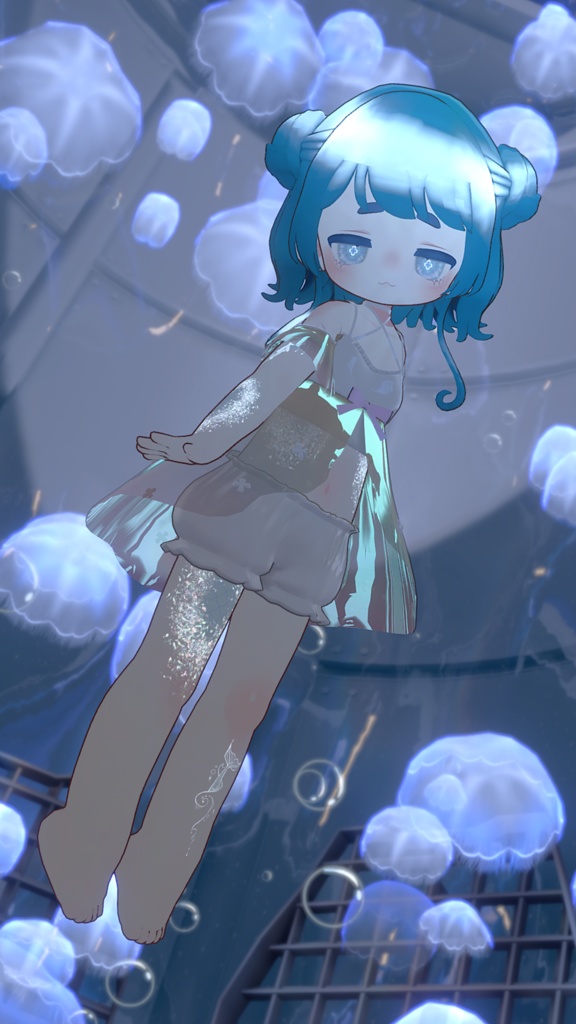 *:..。o○Nereclua○o。..:*クラゲアイテクスチャ+タトゥーテクスチャ/eye texture+tattoo texture【5アバター対応】