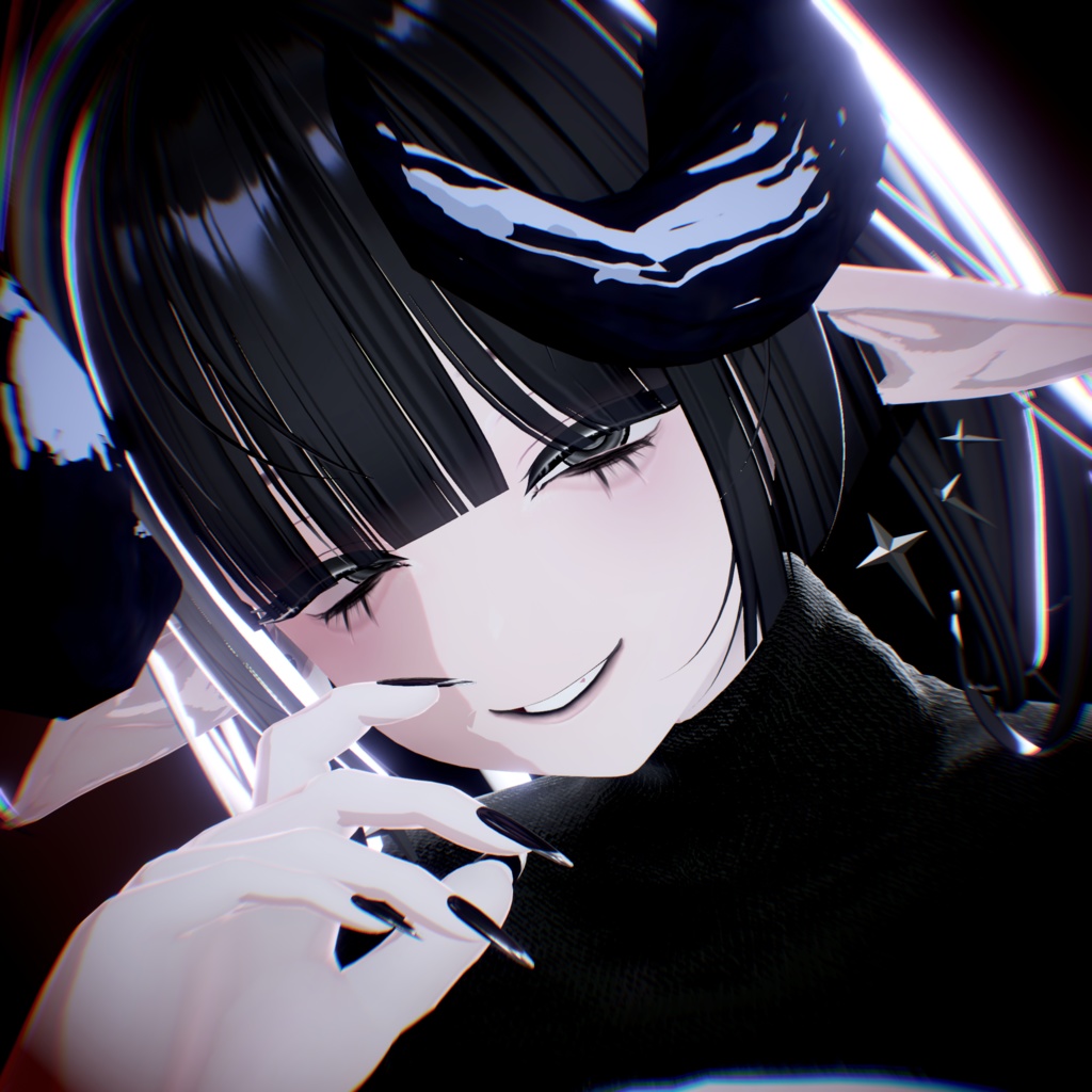 【5アバター対応】 ⋆.𖥔 ݁ ˖Skullic ˖ ݁ 𖥔⋆.アイテクスチャ+メイクアップテクスチャ/eye texture+make up texture/リアルな舌テクスチャ付