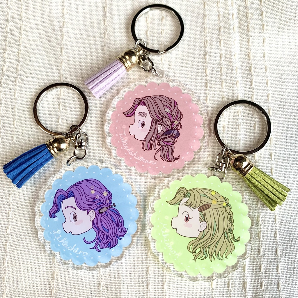 おしゃ髪四年アクキー