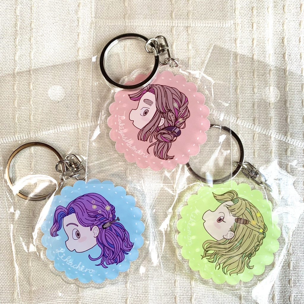 おしゃ髪四年アクキー