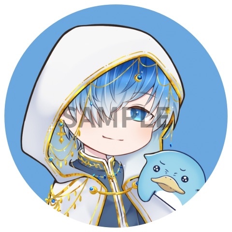 れおん缶バッチ