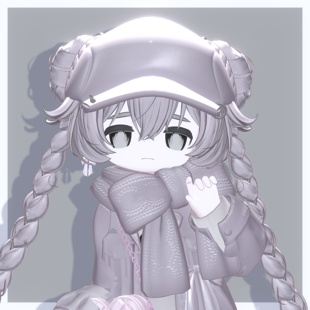 【無料】【8アバター対応】Simple Cap【VRChat想定】