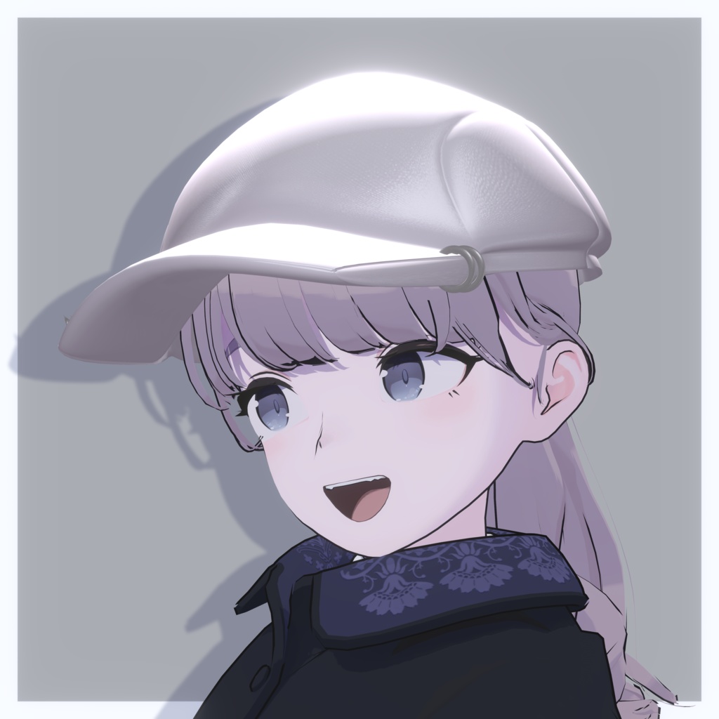 【無料】【8アバター対応】Simple Cap【VRChat想定】