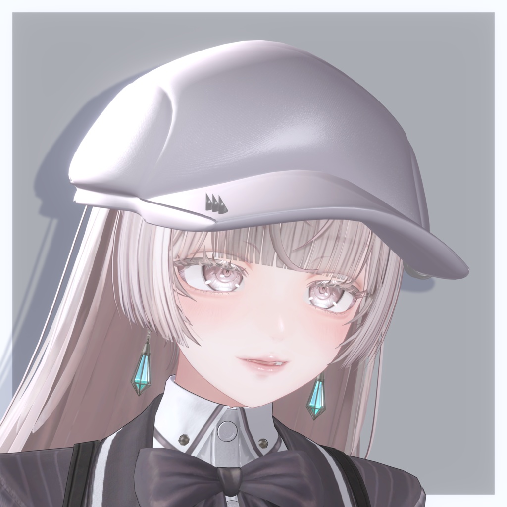 【無料】【8アバター対応】Simple Cap【VRChat想定】