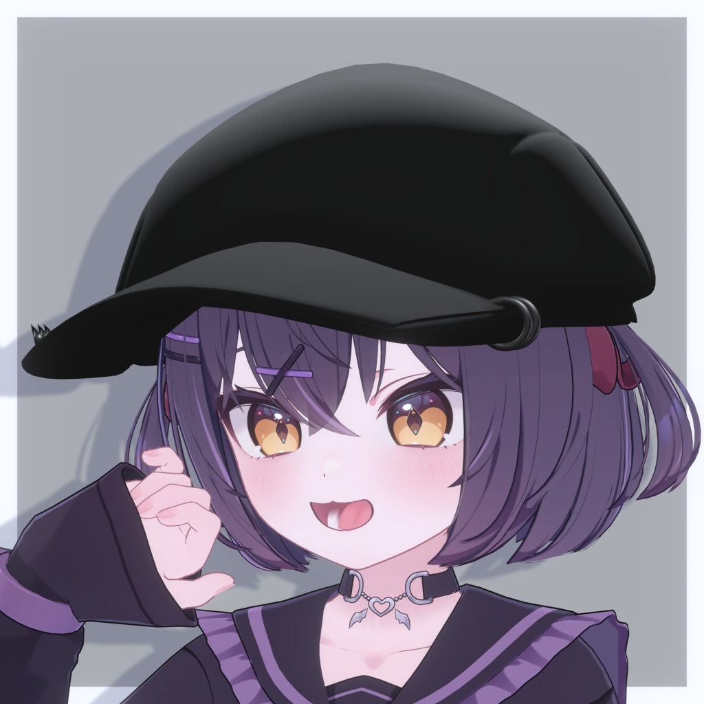 【無料】【8アバター対応】Simple Cap【VRChat想定】