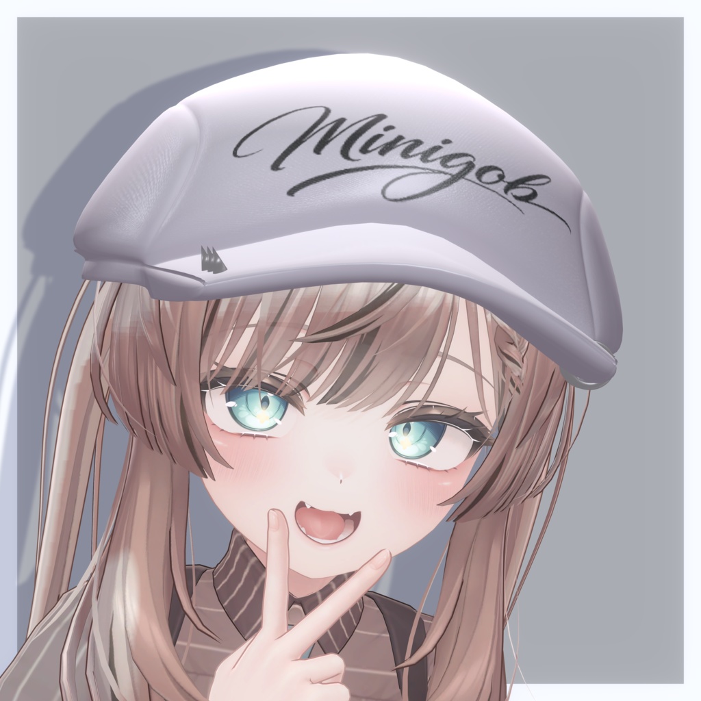 【無料】【8アバター対応】Simple Cap【VRChat想定】