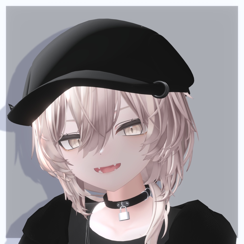 【無料】【8アバター対応】Simple Cap【VRChat想定】